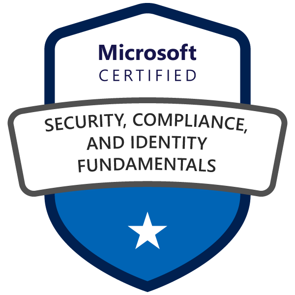 Microsoft Certified Security, Compliance, and Identity Fundamentals badge