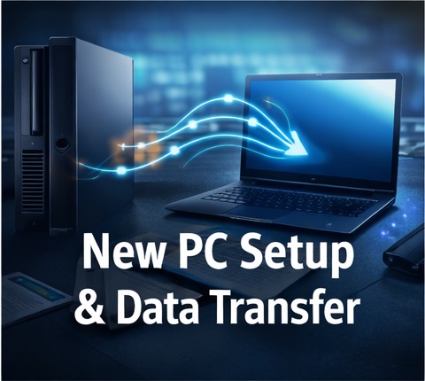 New PC setup and data transfer service